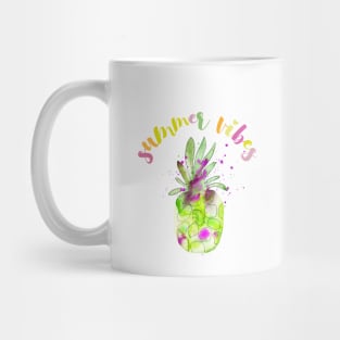 Summer Vibes Green Mug